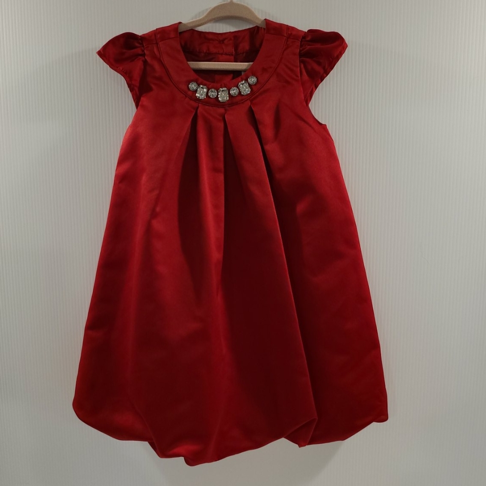Red bubble dress